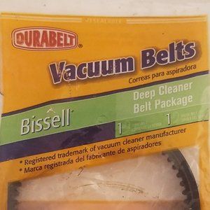 Durabelt Vacuum Belts Bissell Deep Cleaner Pkg Pump Belt & Brush
